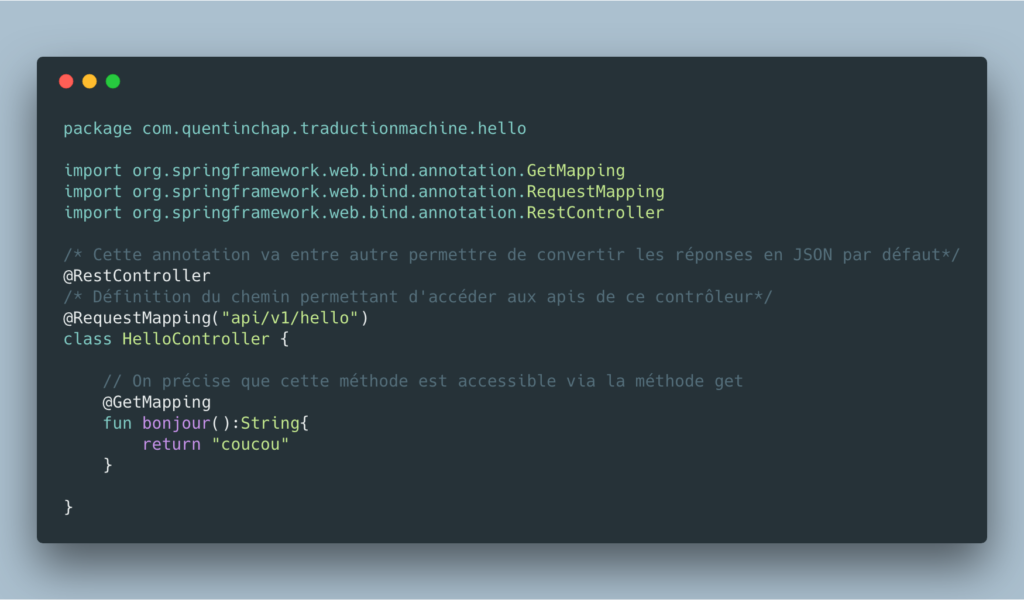 Exemple endpoint